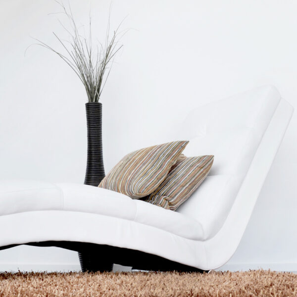 Modern White Round Sofa